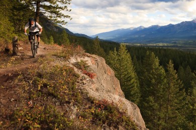 X-Country Biking On The Mountain Shadows Trails