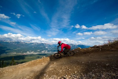 Downhill Mountain Biking at Kicking Horse Mountain Resort