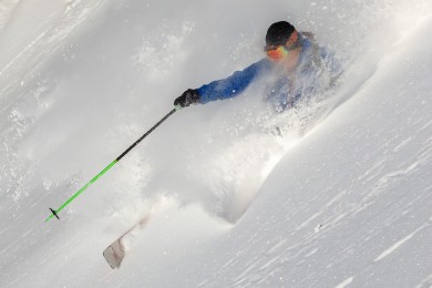 Skiing At Kicking Horse Mountain Resort
