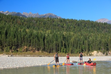 Stand-Up Paddleboarding in Golden BC