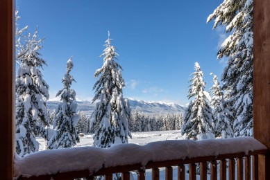 Deer Lodge View In Winter