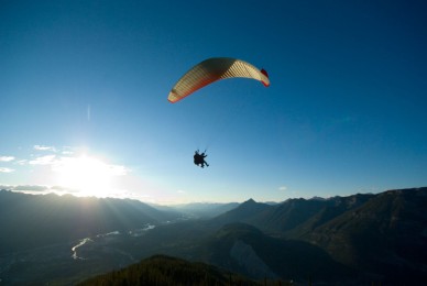 Tandem Paragliding From Mount 7