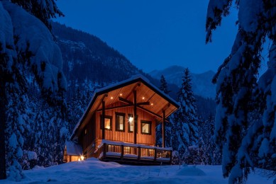 Bear Lodge In Winter